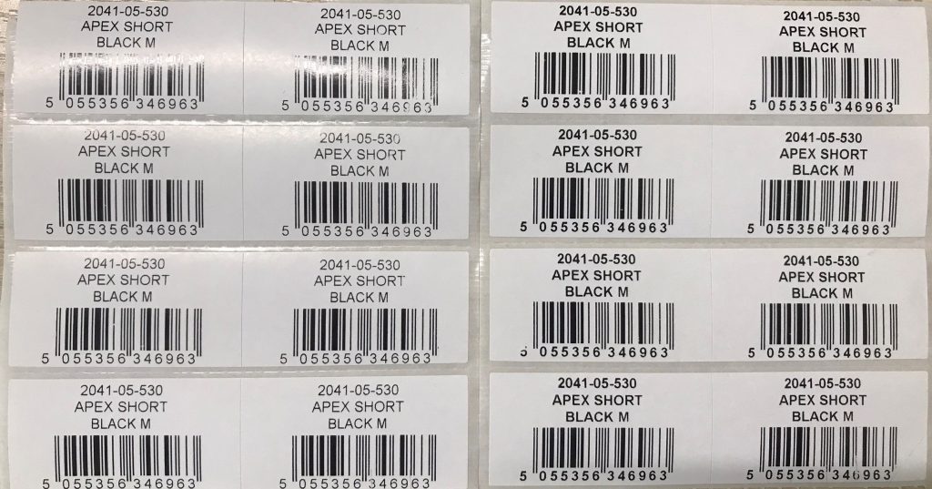 Nhãn in decal mã vạch barcode sticker